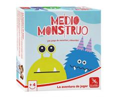 Ludilo - Medio Monstruo | Juegos De Mesa Niños 4 Años | Juegos Educativos Niños 4 Años | Juegos Infantiles | Juegos Niños 4 Años O Más | Regalos Niños 4 Años
