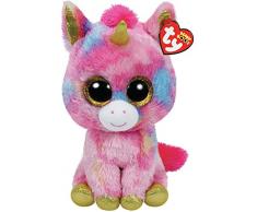 TY - Unicornio de peluche, 23 cm, color rosa (37041TY)