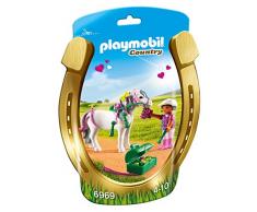 PLAYMOBIL Granja de Ponis- Granja de Ponis Playset de Figuras de Juguete, Multicolor, 6 x 15,5 x 23,5 cm 6969