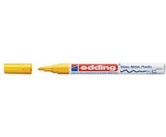 Edding 4-751-9-005 rotulador Amarillo 1 Pieza(s) - Juguete de Pintura (Amarillo, Blanco, Amarillo, 1 Colores, Punta Redonda, Alrededor, 1 mm)