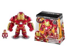 Jada- Coche coleccionismo Figuras de Metal 15 cm y 4 cm-Coleccionable, Color Rojo (253223002)