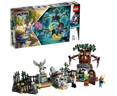 LEGO - Hidden Side Misterio del Cementerio Juguete de construcción con realidad aumentada, incluye lápidas interactivas y cuatro minifiguras, Novedad 2019 (70420)