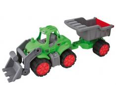 BIG 56838 - Tractor con Pala cargadora y volquete, 66 cm