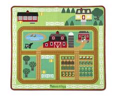 Melissa & Doug- Alfombra de Granja Alrededor del Granero, Multicolor (19425)