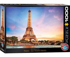 EuroGraphics- Paris Eiffel Tower Puzzle (1000-Piece) Rompecabezas (6000-0765)