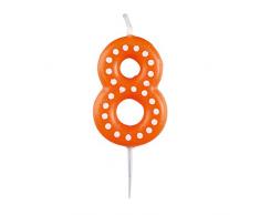 Amscan 9900918 Dots 8 - Vela digital , color/modelo surtido