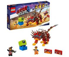 LEGO La LEGO Película 2 - Ultrakatty y Lucy Guerrera, juguete divertido de construcción de aventuras con minfiguras de Lucy y Emmet (70827)