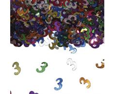 Confeti de números Folat