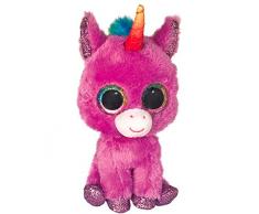 Ty- Beanie Boos - Peluche Roseta con Unicornio (15 cm), Color Morado