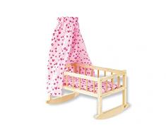 Pinolino 251010 Jona - Cuna para muñecas (incluye tela)