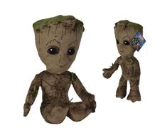 SIMBA Peluche Marvel Groot 45cm, Relleno Fabricado con Material 100% Reciclado, Apto para Todas Las Edades (6315875813)