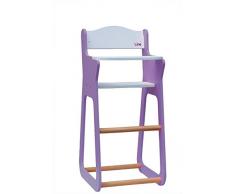 Unbekannt Moover Moov de 210836 Madera Muñeca Trona con esstischauflage/Morado, Lila