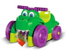 Mega Bloks Cocodrilo monta y zampa, juguete bloques de construcción para niños +1 año (Mattel GFG22) , color/modelo surtido