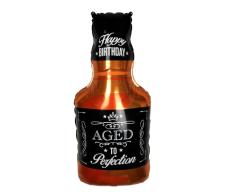 Ballonim® Wiskey Botella de aprox. 80 cm, globos de papel de aluminio, decoración de cumpleaños