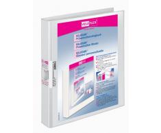 Veloflex VELODUR - Carpeta de cartón (Polipropileno (PP), Blanco, A4, 250 Hojas, 80 g/m², 2,5 cm)