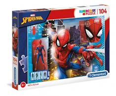 Clementoni- Puzzle 104 Piezas Spider-Man, Color, 104pezzi (27118.4)