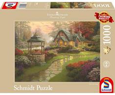 Schmidt Spiele Haus mit Brunnen Puzzle - Rompecabezas (Puzzle Rompecabezas, Paisaje, Niños y Adultos, Haus mit Brunnen, Niño/niña, 12 año(s))