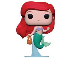 Funko- Pop Figura de Vinilo: Disney: Little Mermaid-Ariel w/Bag Coleccionable, Multicolor, única (40102)