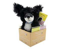 Joy Toy Hohenzollern 20651 Prinzessin Maya - Peluche de Gino Adopt me (18 cm, con Pulsera para el Nuevo BFF e Libro de lecciones ilustrado en Caja de Regalo, 12 x 15 x 25 cm), Multicolor