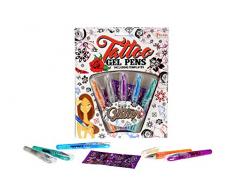 Toi-Toys – Tatuajes Gel 5 pièces-Sur Tarjeta bolígrafos, 45622 a, Multicolor