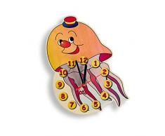 Dida - Reloj de Pared para niños - Medusa