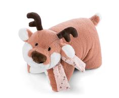 NICI Tierna Almohada Reno Jonte 43 x 25 cm I Suaves Renos, Niñas y Bebés I Cojín de Peluche/Juguetes Esponjosos-48334, Color marrón (48334)