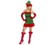 WIDMANN wdm98733 ? Disfraz elfo ayudante de Papá Noel Navidad, rojo, Large