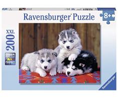Ravensburger - Tres Cachorros de Husky, Rompecabezas de 200 Piezas (128235)