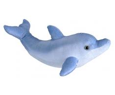 Wild Republic Living Ocean Mini Peluche Delfin, Juguete Relleno, 40 cm, Multicolor (23420)