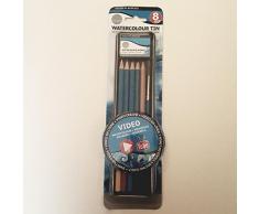 Daler Rowney Simply Lápices Acuarela EST. Metál. - 9 Uds.
