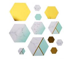 Neviti Colour Block Marble - Confeti decorativo (menta y mármol)