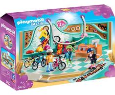 PLAYMOBIL- Tienda de Bicicletas y Skate Juguete, Multicolor (geobra Brandstätter 9402)