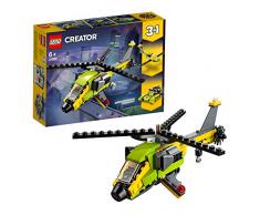 LEGO Creator - Aventura en Helicóptero, juguete de vehículo para construir y de aventuras aéreas (31092)