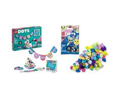 LEGO 41962 Dots Pack Creativo Familiar: Unicornio de Juguete, Set 5en1, 2 Pulseras y Joyero Infantil & 41946 Dots Extra: Edición 6, Manualidades para Niños y Niñas de 6 años