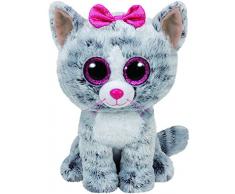 TY - Beanie Boos Kiki, peluche gatita, 15 cm, color gris (United Labels Ibérica 37190TY) , color/modelo surtido