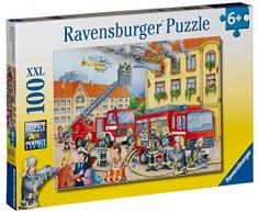 Ravensburger 10822 - Nuestro Departamento de Bomberos - 100 Piezas de Rompecabezas