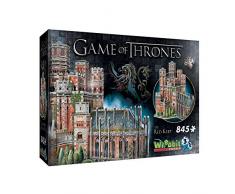 Wrebbit 3D-La Fortaleza Roja Puzzle 3D, Multicolor, estándar (W3D-2017)