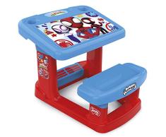 Chicos - Pupitre Spidey | Escritorio Infantil con Gran superfície de Trabajo y Compartimentos para Guardar Objetos, Incluye 5 láminas de Spidey, A Partir de 24 Meses (51063)