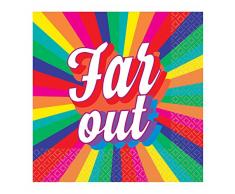 Amscan International Amscan 502744 - Servilletas de papel (16 unidades), diseño con textoGood Vibes