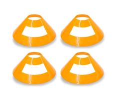 Jamara 460524 Traffic - Plato de plástico para marcar (apilable, VE4, Muy versátil, fácil de Transportar), Color Naranja
