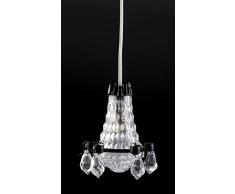 Kahlert 10.530 luz - Muñeca Mini Accesorios - Lámpara Colgante de 3 LED de Cristal de la Pantalla