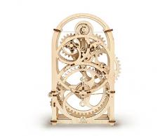 UGEARS- Temporizador mecánico Reloj 3D Madera Kit sin Pegamento, Multicolor (FBA_70004)