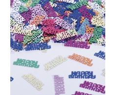 Folat Confeti de Mesa con Texto Happy Birthday