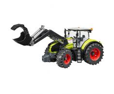 BRUDER Claas Axion 950 Previamente montado Modelo a escala de pala cargadora frontal 1:16 - Modelos de vehículos de tierra (Previamente montado, Modelo a escala de pala cargadora frontal, 1:16, Claas Axion 950, De plástico, Negro, Verde)