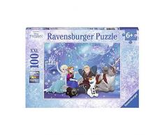 Ravensburger Frozen - El Encanto del Hielo, Rompecabezas de 100 Piezas 109111