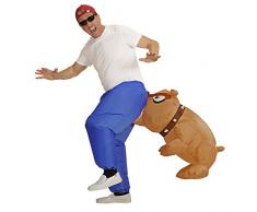 WIDMANN Disfraz 75506 picada Papelera perro, unisex ? Adultos, Azul/Marrón