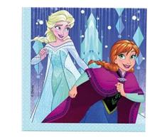 Folat B.V.- Vajilla para fiesta de Frozen Snowflakes, Color servilletas, talla única (Procos 87899)