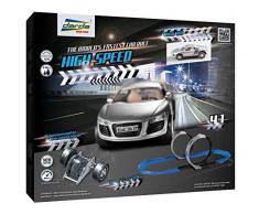 Darda High Speed Pista para vehículos de Juguete - Pistas para vehículos de Juguete, Negro, Azul, Gris, 5 año(s), Niño/niña, 99 año(s), Interior