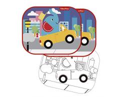 ARDITEX FP10173 Protectores De Sol para Ventanas - 2 Unidades - Incluye póster para Pintar de Mattel-Fisher-Price