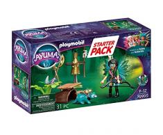 PLAYMOBIL Adventures of Ayuma 70905 Starter Pack Knight Fairy con Mapache, Juguetes para niños a Partir de 7 años